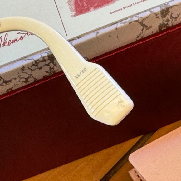 ✧ Jacques Marie Mage Savoy Matte White 26/50 Glasses Excellent Condition - Picture 6 of 12